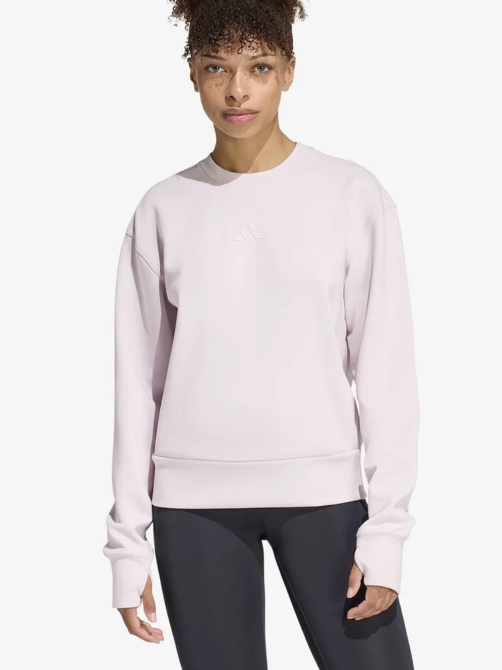 Set of 2 adidas Design-4-Training crewneck Sweatshirts - Picture 5 of 16